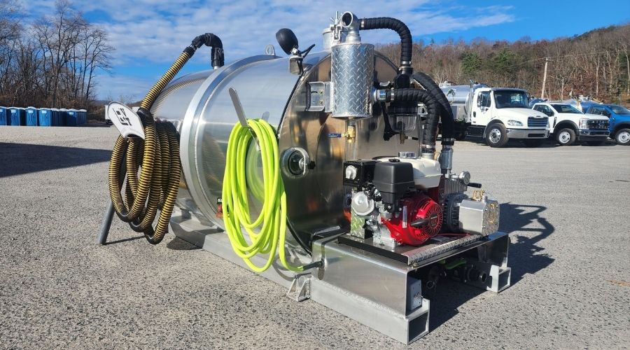 Hút bể phốt mini